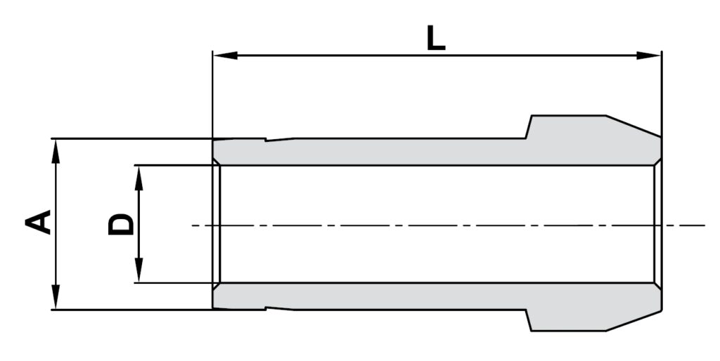 767LP UHP VCJ Face-Seal Port Connector technical image 1