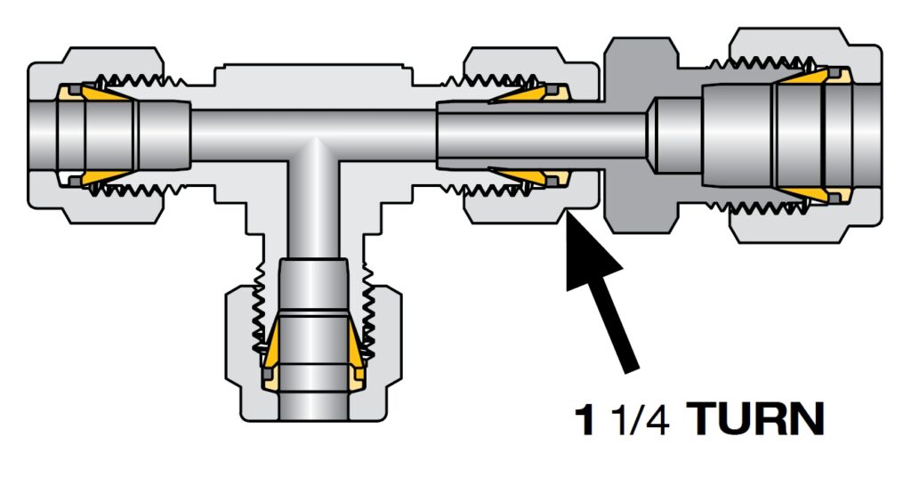 767LT High-Purity Reducing Union Fitting technical image 3