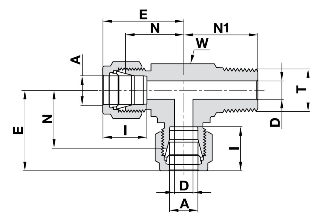 771L Male Run Tee technical image 1