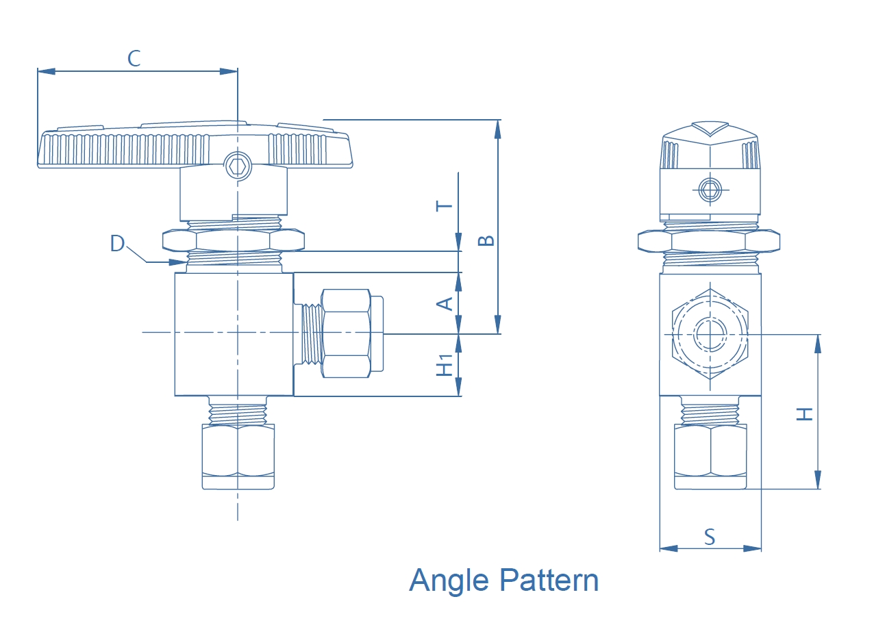 JBV1 High-Pressure 316 Stainless Steel Ball Valve technical image 2