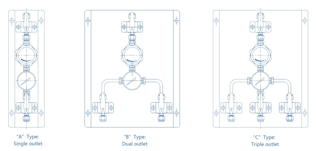 JSR-1ETG-BV High-Purity Gas Stick Assembly technical image 3