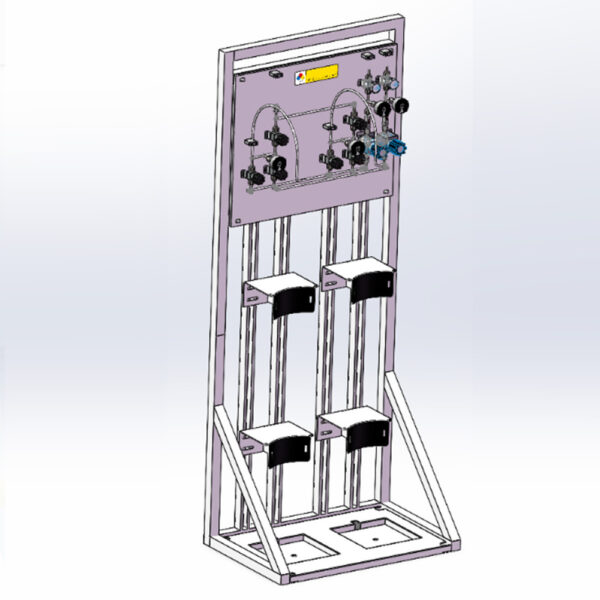 JW-100-GR Manual Specialty Gas Rack additional view 2