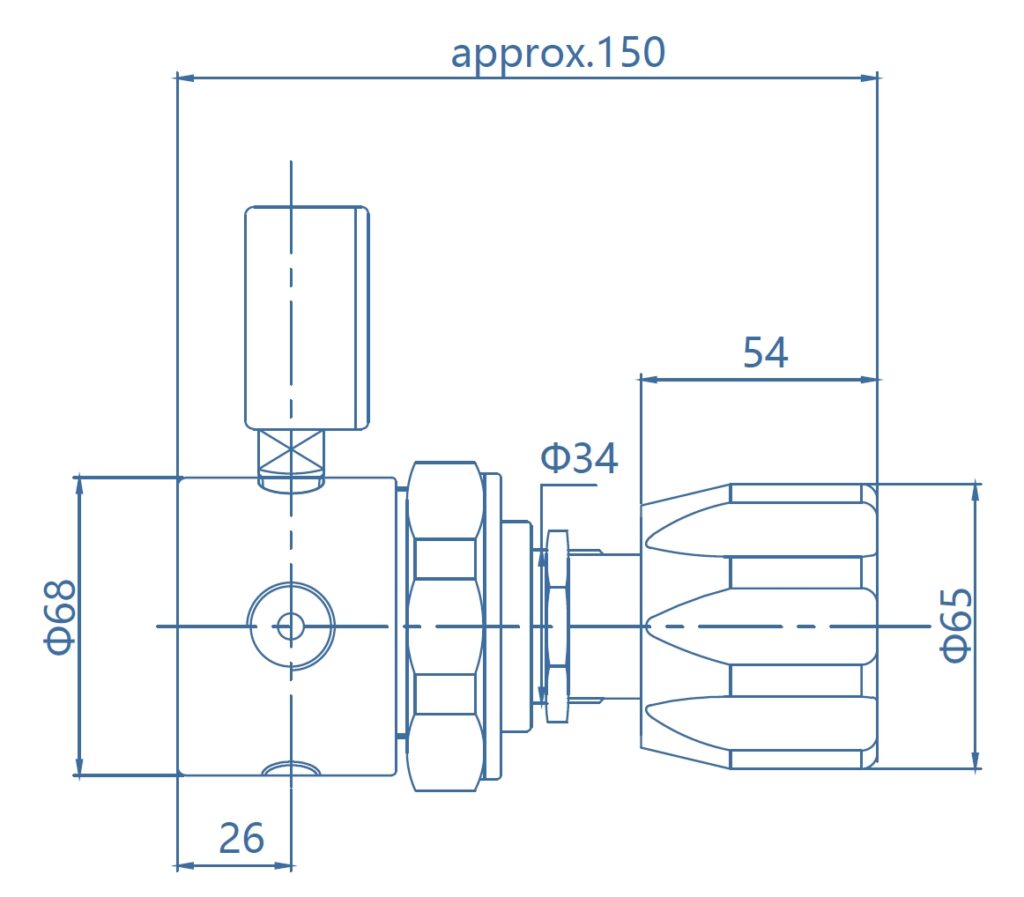 JSR-3L / JSR-3LP Low-Pressure Line Regulator technical image 1